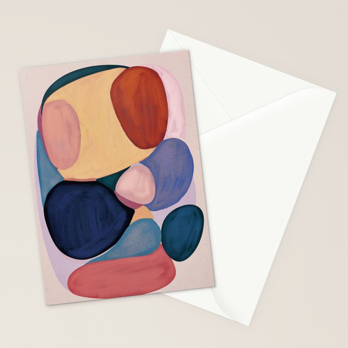 Modern Abstract Shapes 93 Stationery Card Gallery Image 2
