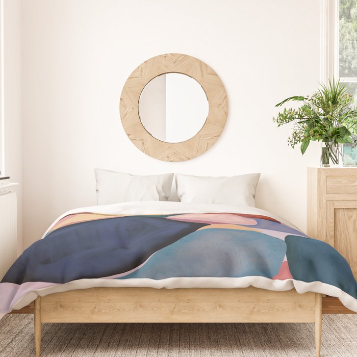 Modern Abstract Shapes 93 Duvet Cover Gallery Image 3