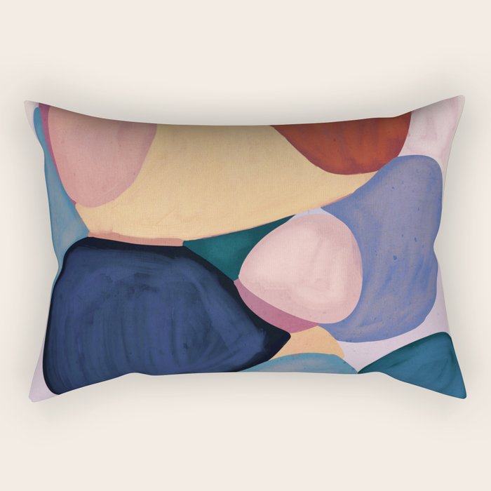 Modern Abstract Shapes 93 Rectangular Pillow Gallery Image 1