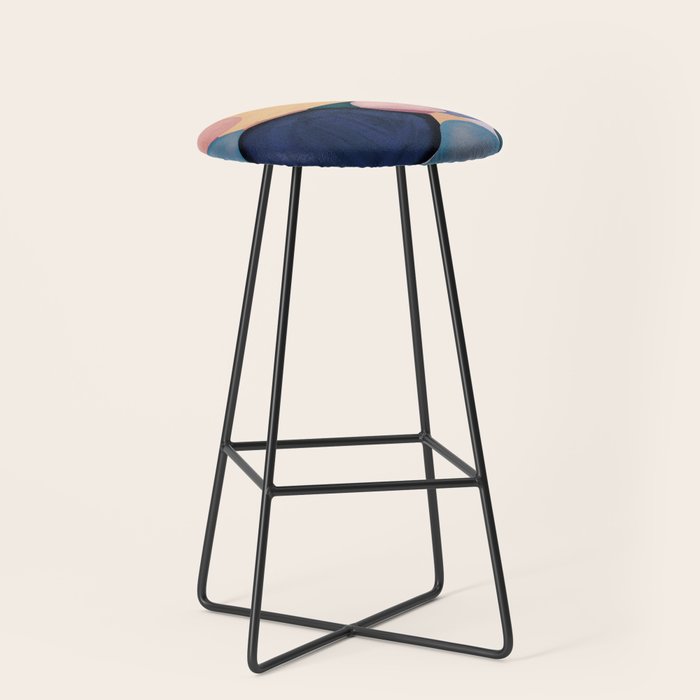Modern Abstract Shapes 93 Stool Gallery Image 1