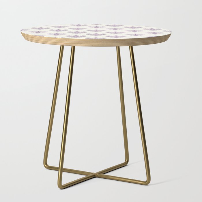 French Lavender Fleur De Lis Side Table Gallery Image 1