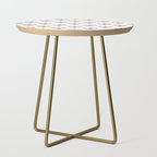 French Lavender Fleur De Lis Side Table Gallery Image 1