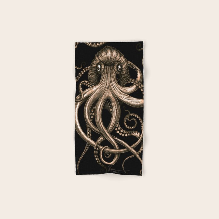 Bronze Kraken Bath Towel Gallery Image 1