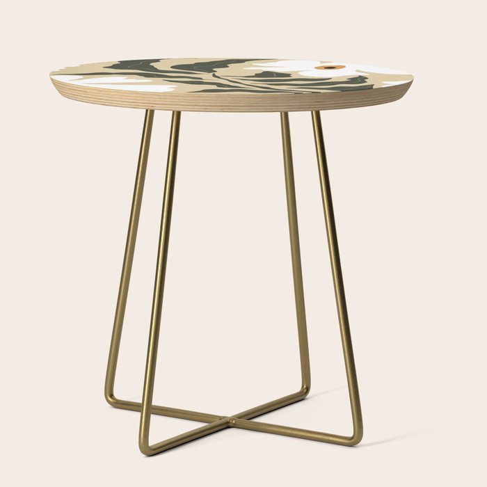 White daisy  Side Table Gallery Image 1