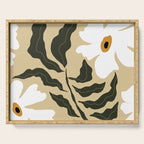 White daisy  Serving Tray Gallery Image 1