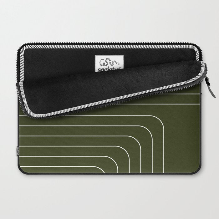 Searching (Olive Green) Laptop Sleeve Gallery Image 2