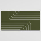 Searching (Olive Green) Desk Mat Gallery Image 3