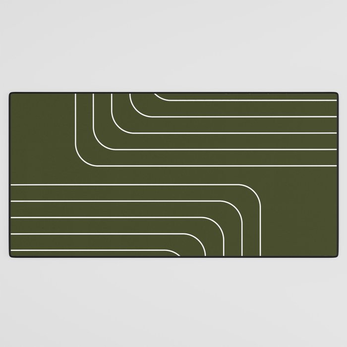 Searching (Olive Green) Desk Mat Gallery Image 3