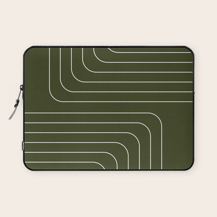 Searching (Olive Green) Laptop Sleeve Gallery Image 1