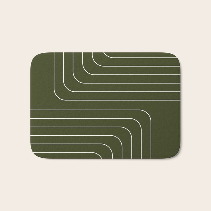 Searching (Olive Green) Bath Mat Gallery Image 1