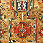 Red Gold Antique Persian Rug Print Coffee Mug Gallery Image 2