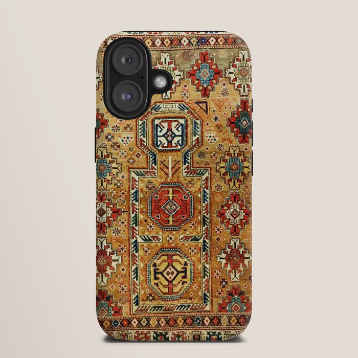 Red Gold Antique Persian Rug Print iPhone Case Gallery Image 9