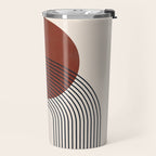 Minimal Geometric Shapes 151 Travel Mug Gallery Image 2