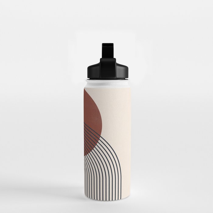 Minimal Geometric Shapes 151 Water Bottle Gallery Image 2