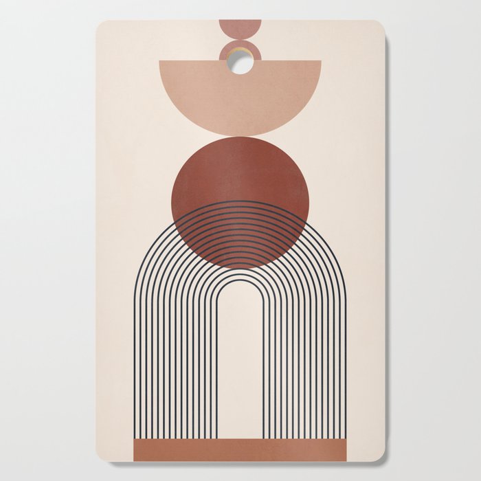 Minimal Geometric Shapes 151 Cutting Board Gallery Image 1