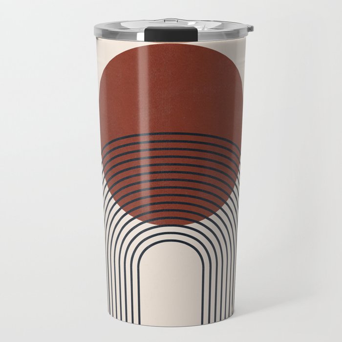 Minimal Geometric Shapes 151 Travel Mug Gallery Image 1