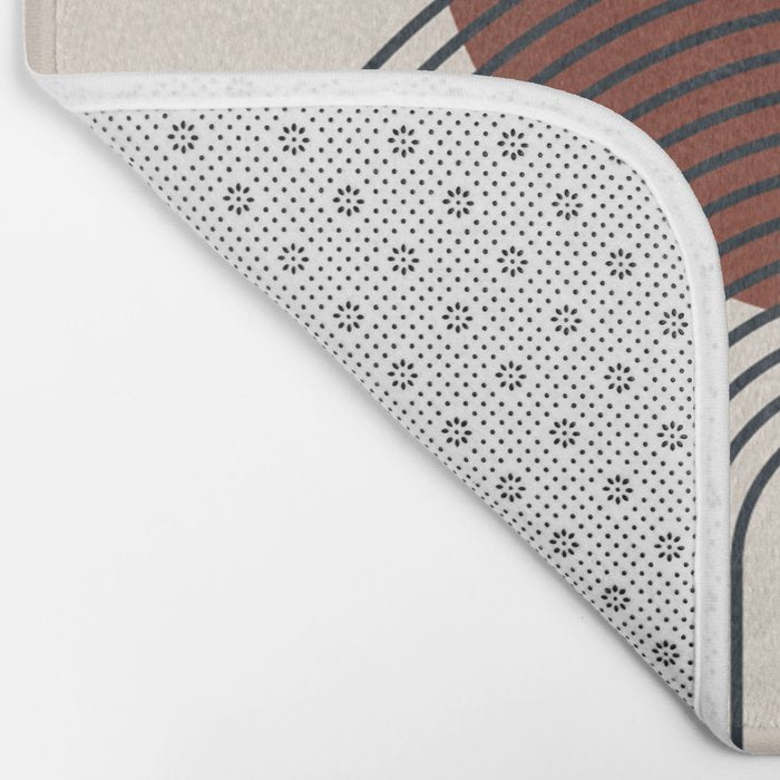 Minimal Geometric Shapes 151 Bath Mat Gallery Image 2