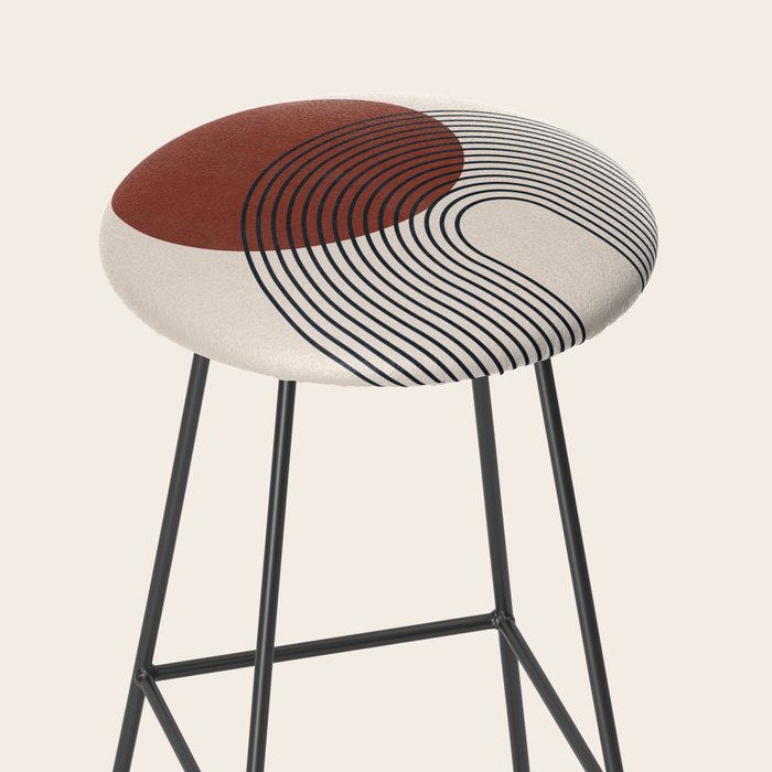 Minimal Geometric Shapes 151 Stool Gallery Image 2