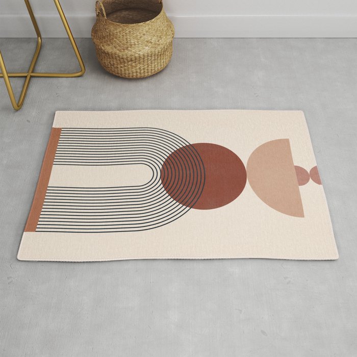 Minimal Geometric Shapes 151 Rug Gallery Image 1
