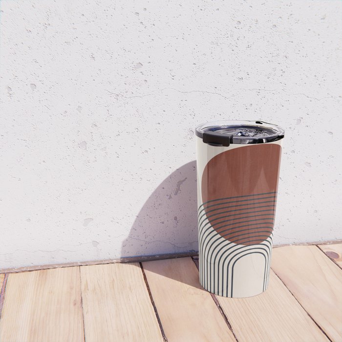 Minimal Geometric Shapes 151 Travel Mug Gallery Image 4