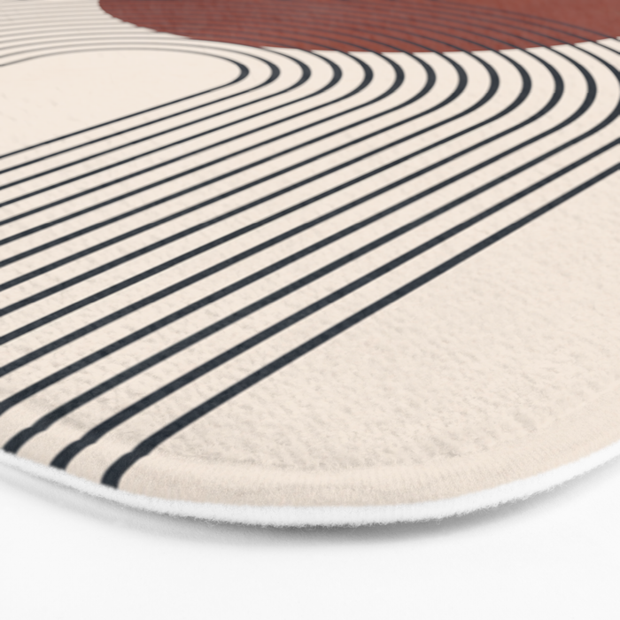 Minimal Geometric Shapes 151 Bath Mat Gallery Image 3