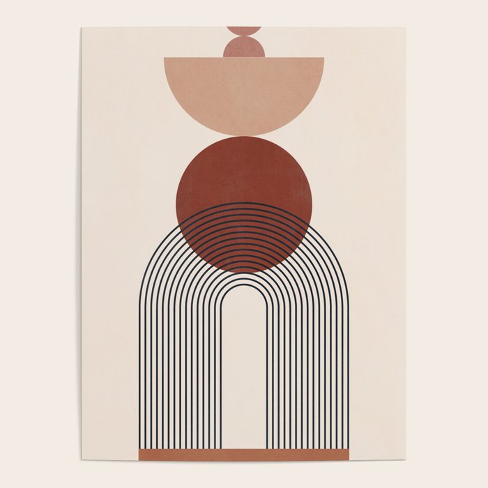 Minimal Geometric Shapes 151 Poster Gallery Image 1
