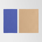 Color Block IX Peach Orange Blue Rug Gallery Image 2