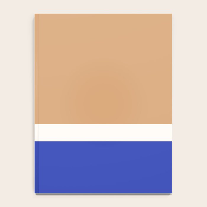 Color Block IX Peach Orange Blue Notebook Gallery Image 4