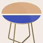 Color Block IX Peach Orange Blue Side Table Gallery Image 2