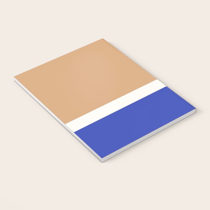 Color Block IX Peach Orange Blue Notebook Gallery Image 3