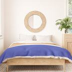 Color Block IX Peach Orange Blue Duvet Cover Gallery Image 3