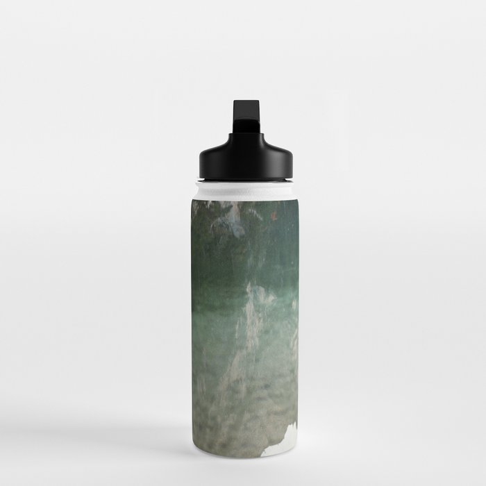 Mirror on the water | Lago di Braies Italy | Dolomites travel photography Water Bottle Gallery Image 3