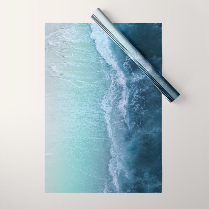 Turquoise Sea Wrapping Paper Gallery Image 1