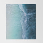 Turquoise Sea Throw Blanket Gallery Image 2