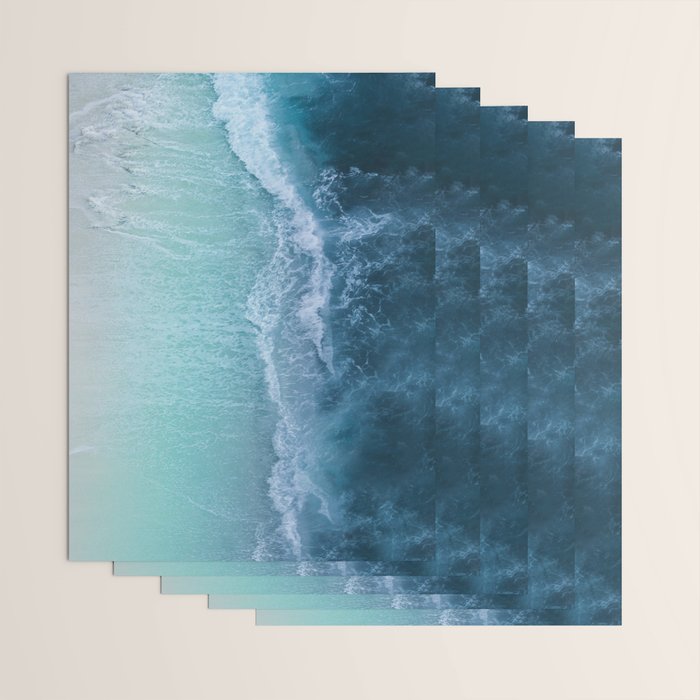 Turquoise Sea Wrapping Paper Gallery Image 3