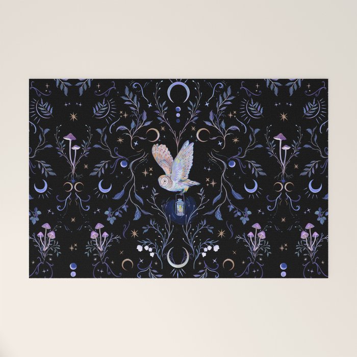 Moonlight Owl Welcome Mat Gallery Image 1