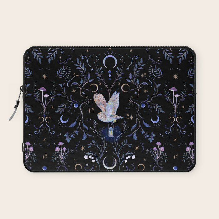 Moonlight Owl Laptop Sleeve Gallery Image 1