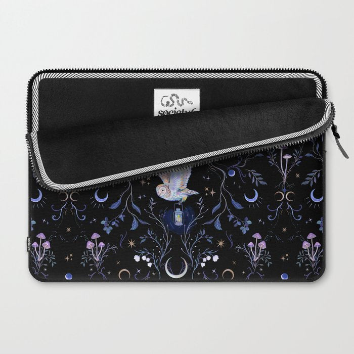 Moonlight Owl Laptop Sleeve Gallery Image 2