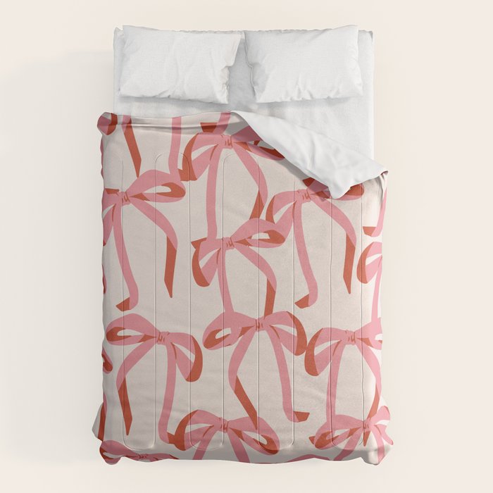Pink Champagne Coquette Bows Comforter Gallery Image 6