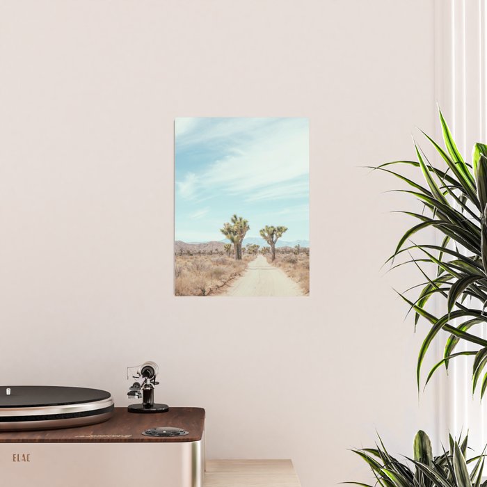 Desert Path - Joshua Tree Landscape, Nature Photography Poster Gallery Image 2