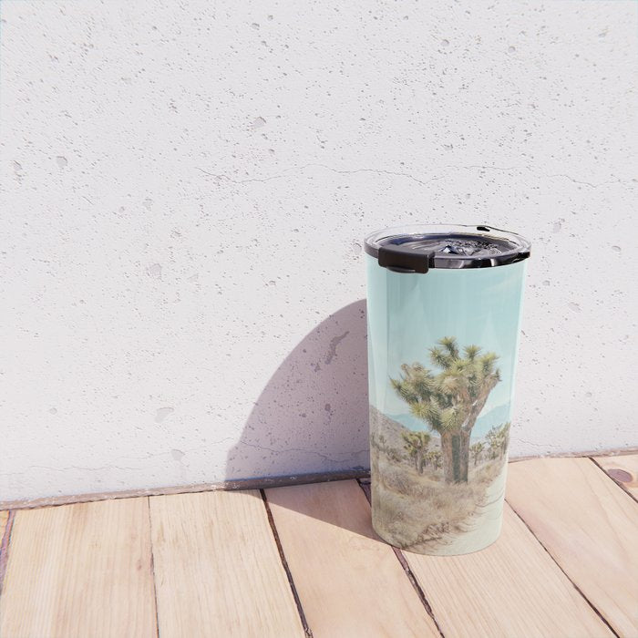 Desert Path - Joshua Tree Landscape, Nature Photography Travel Mug Gallery Image 4