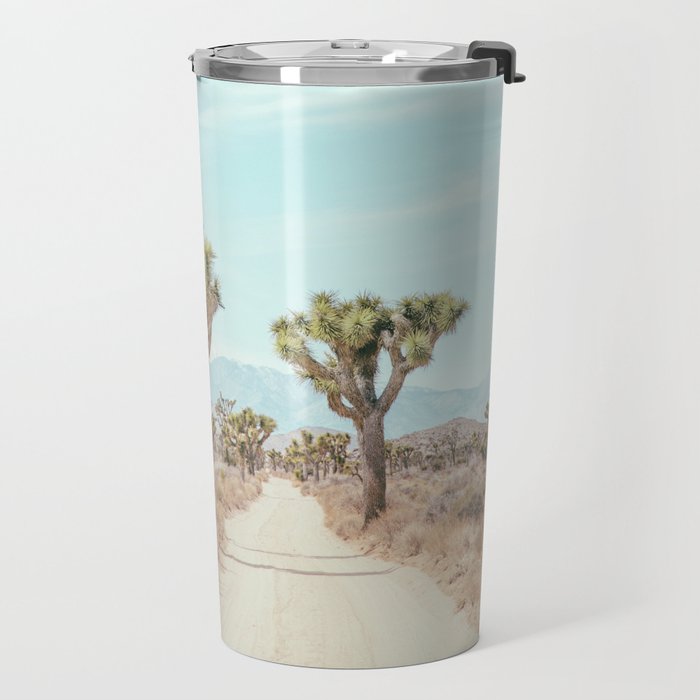 Desert Path - Joshua Tree Landscape, Nature Photography Travel Mug Gallery Image 2