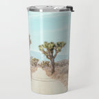 Desert Path - Joshua Tree Landscape, Nature Photography Travel Mug Gallery Image 2