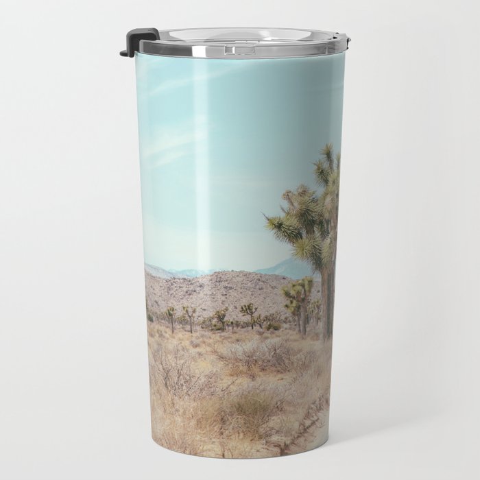 Desert Path - Joshua Tree Landscape, Nature Photography Travel Mug Gallery Image 3
