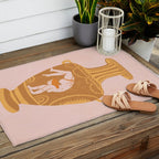 Ancient yoga vase Outdoor Rug Gallery Image 2