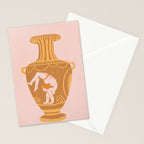 Ancient yoga vase Stationery Card Gallery Image 2