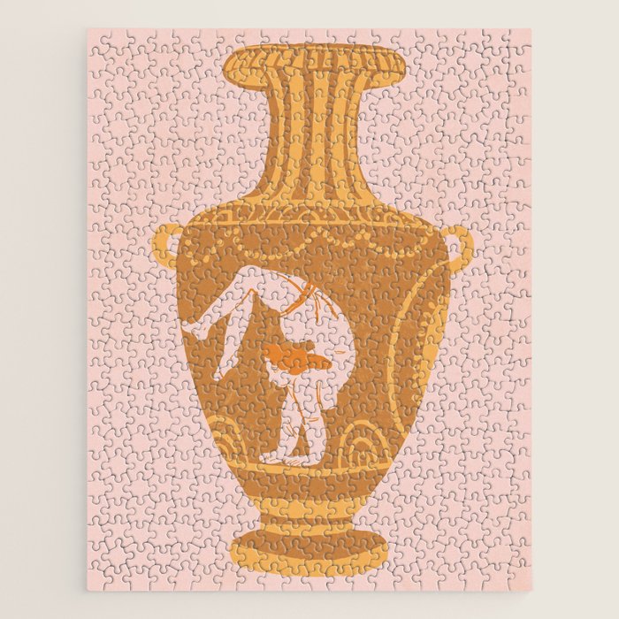 Ancient yoga vase Jigsaw Puzzle Gallery Image 1