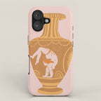 Ancient yoga vase iPhone Case Gallery Image 1