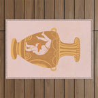 Ancient yoga vase Outdoor Rug Gallery Image 1