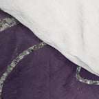 Lavender Agate Silver Glitter Glam #1 (Faux Glitter) #marble #decor #art #society6 Comforter Gallery Image 4